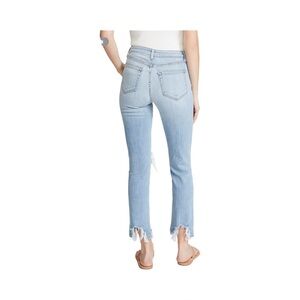 L'agence Women's Mid Rise Skinny Jean Size 25 Distressed Raw Hem